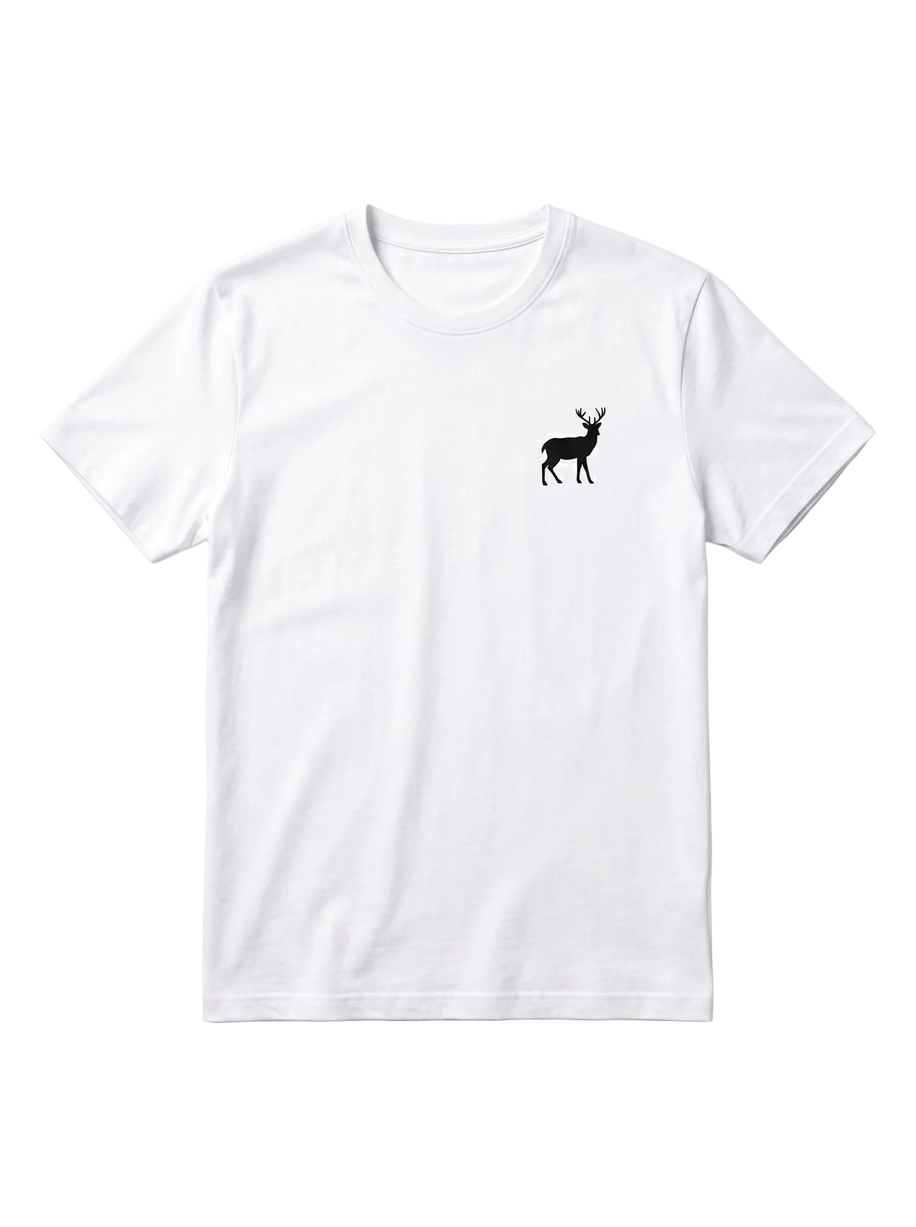 Stag Minimal Erkek Tişört - Beyaz — görsel 1 / 5