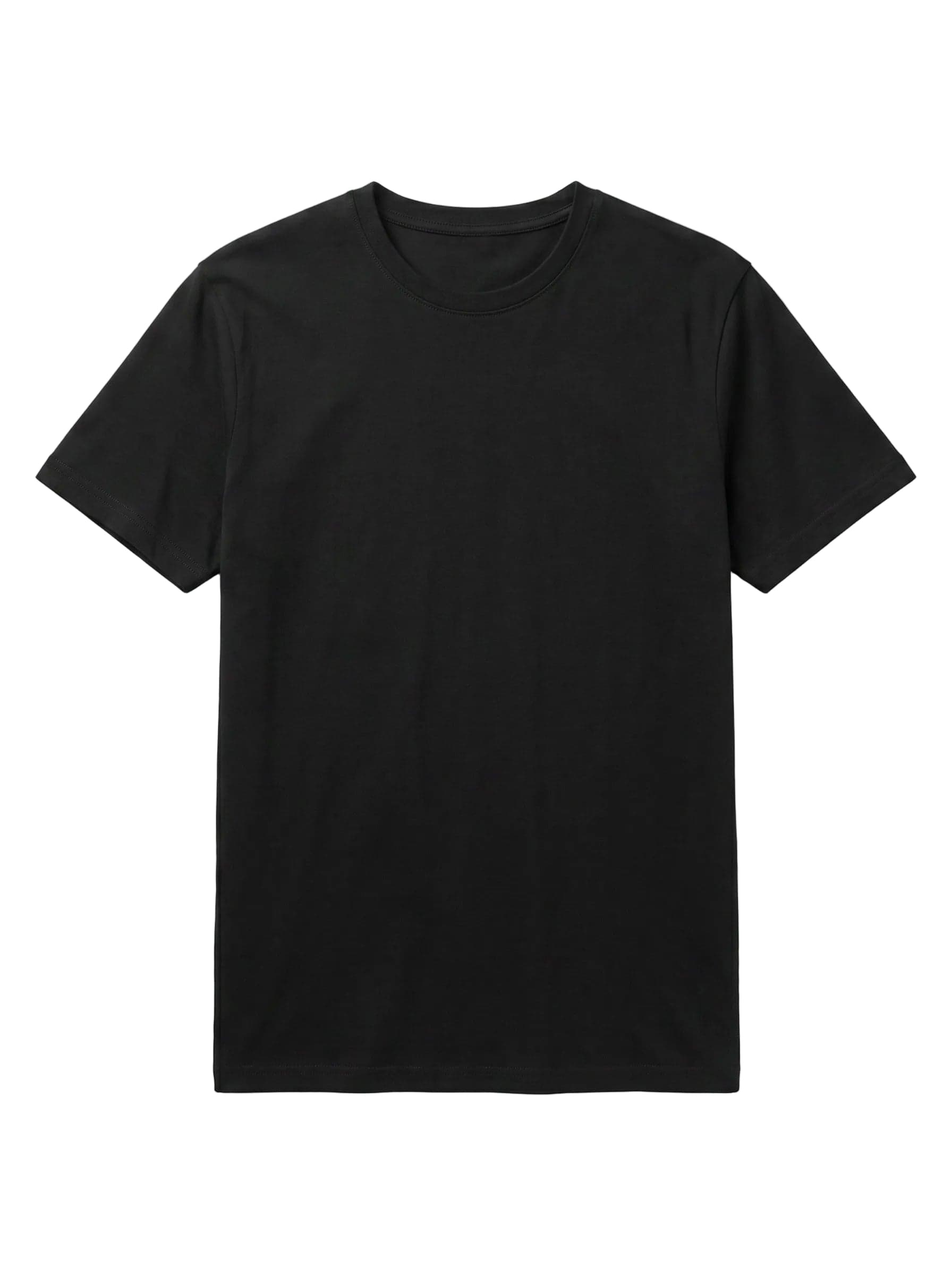 Basic Regular Fit Siyah Tişört — görsel 1 / 7