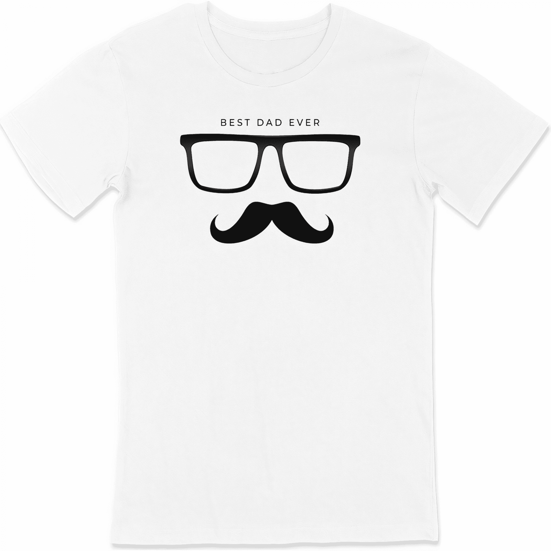 Babalar Günü Hediye Baba Temalı Baskılı Oversize Bisiklet Yaka T-shirt - Beyaz — görsel 1 / 2