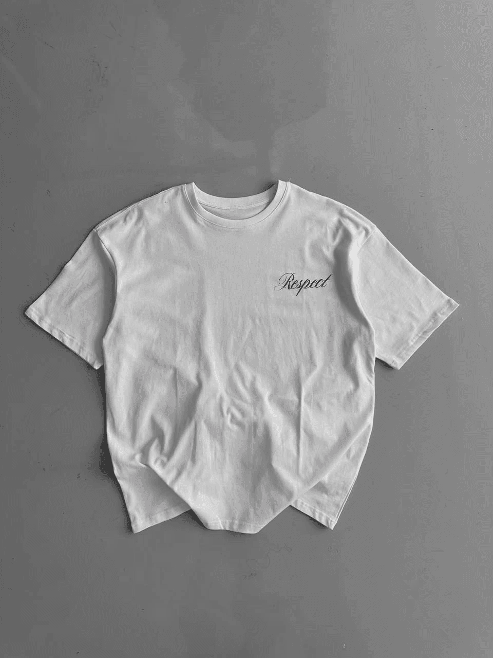 Erkek Baskılı T-Shirt Kısa Kol Bisiklet Yaka Regular Fit Yazlık Tişört - Beyaz