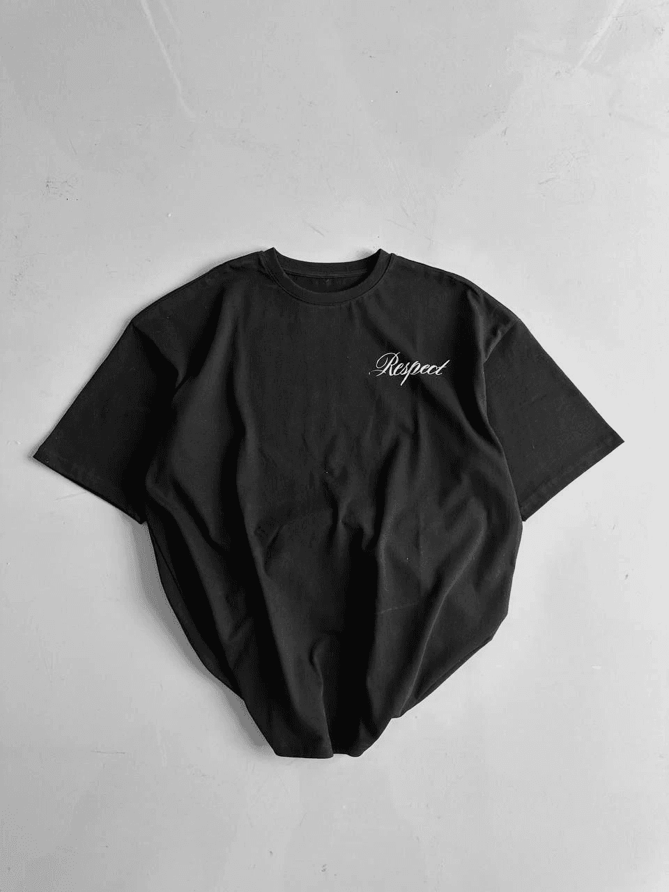 Erkek Baskılı T-Shirt Kısa Kol Bisiklet Yaka Regular Fit Yazlık Tişört - Siyah