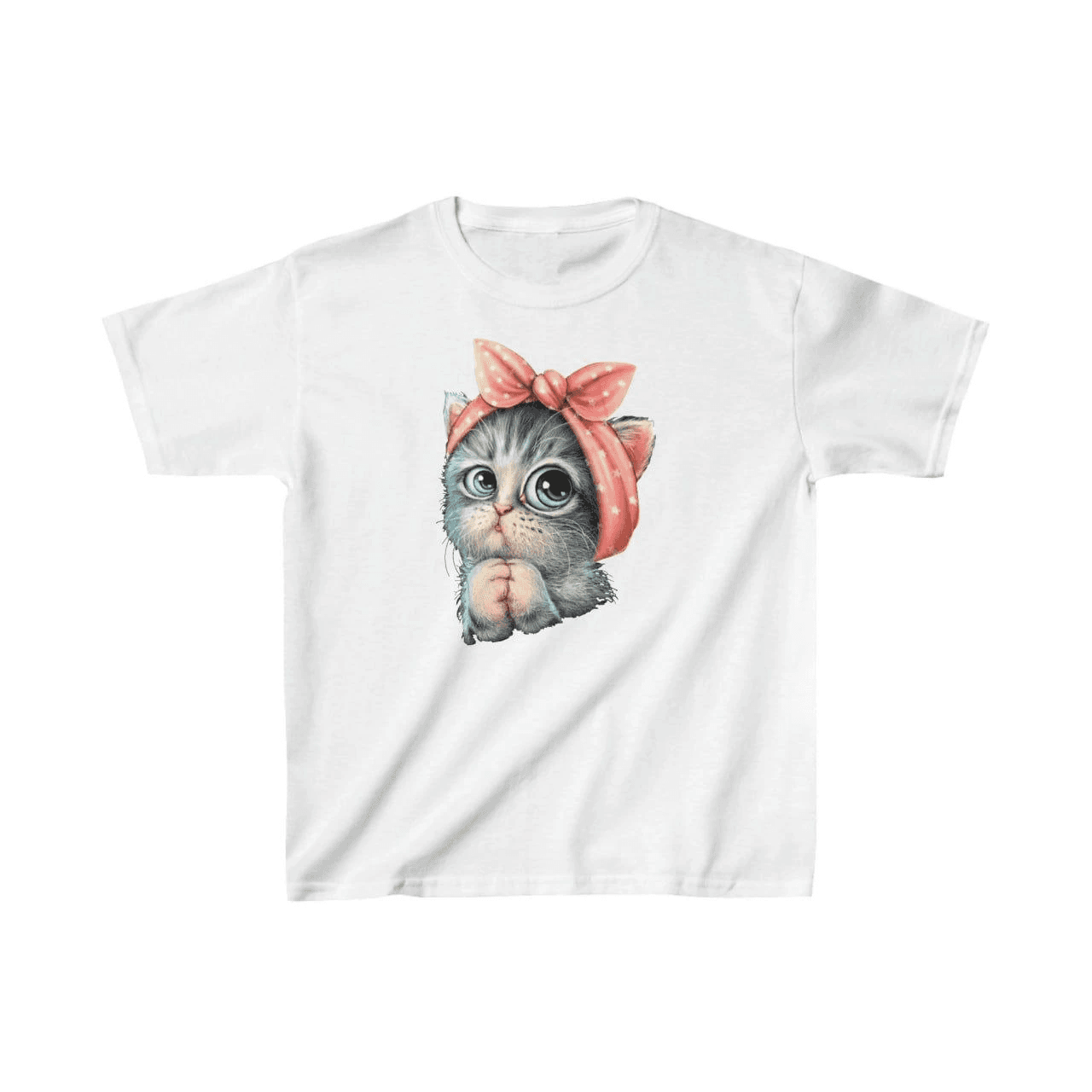Çocuk Unisex Baskılı T-Shirt - Beyaz — görsel 1 / 2