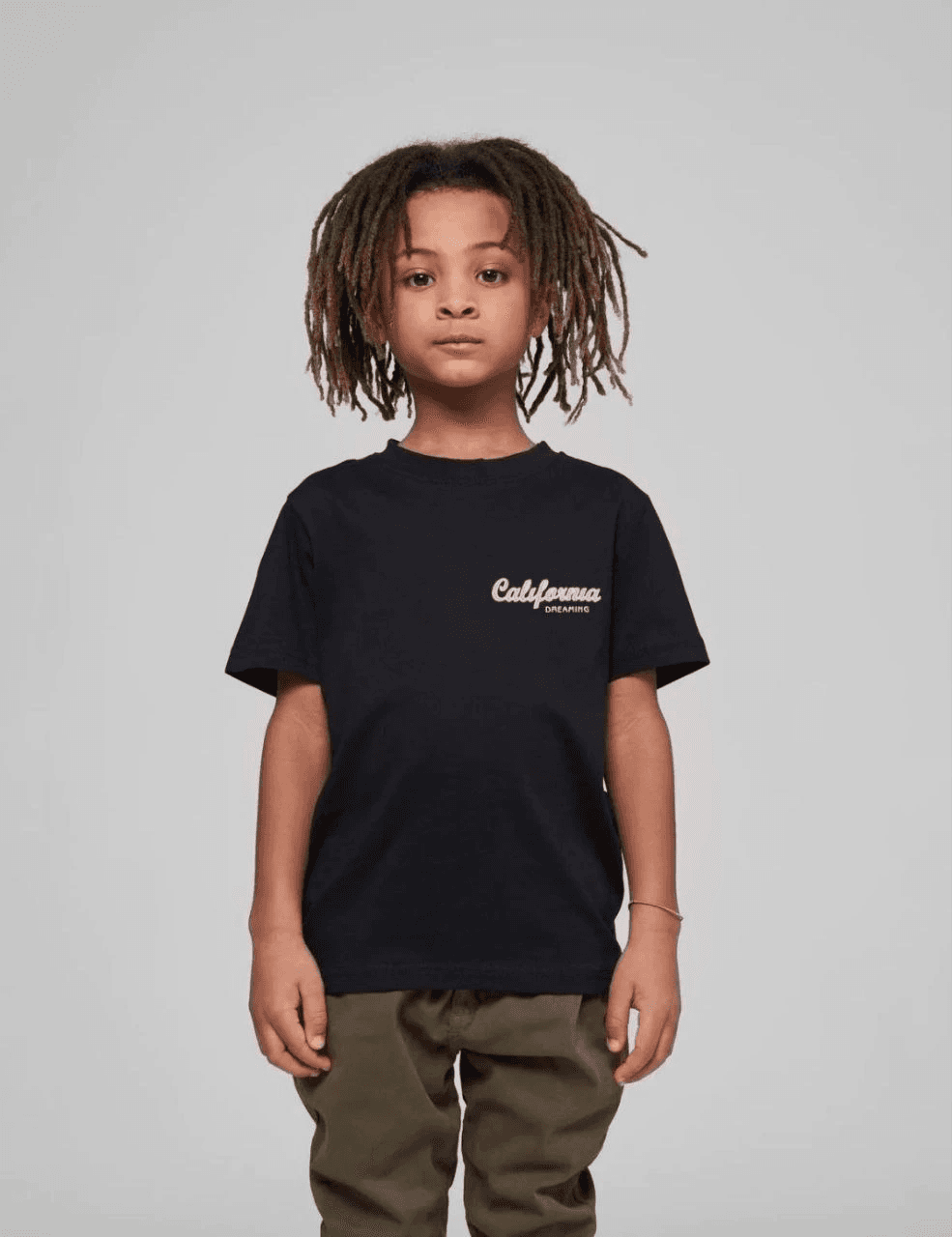 Çocuk Unisex Baskılı T-Shirt - Siyah — görsel 1 / 4