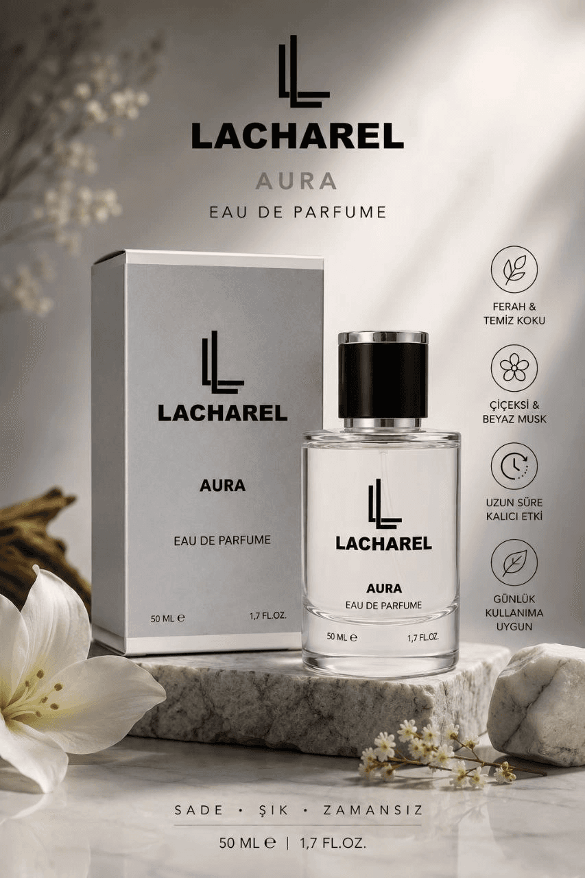 LACHAREL Aura Eau De Parfum 50 ML Narenciye, Odunsu ve Sofistike Parfüm