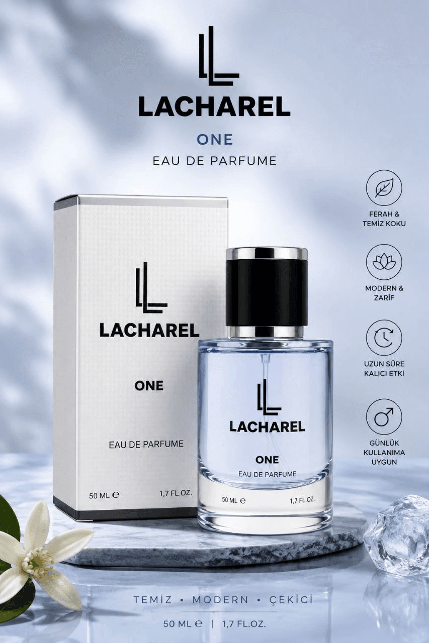 LACHAREL One Eau De Parfum 50 ML Temiz Modern ve Çok Yönlü Günlük Parfüm