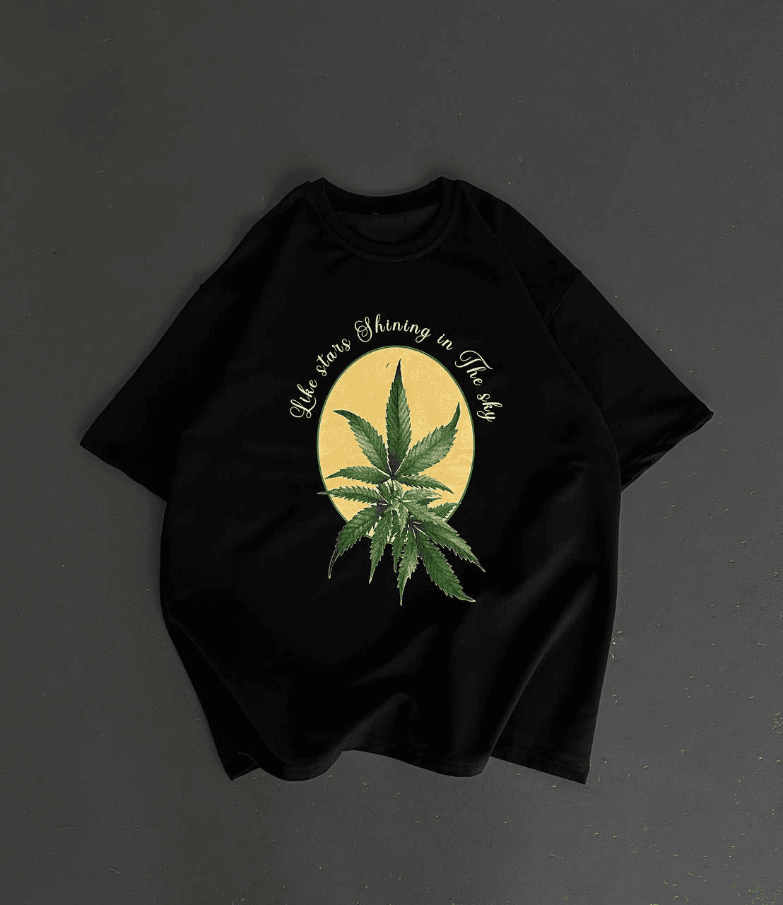 Erkek Baskılı T-Shirt Kısa Kol Bisiklet Yaka Regular Fit Yazlık Tişört - SiyahSiyah — görsel 1 / 3