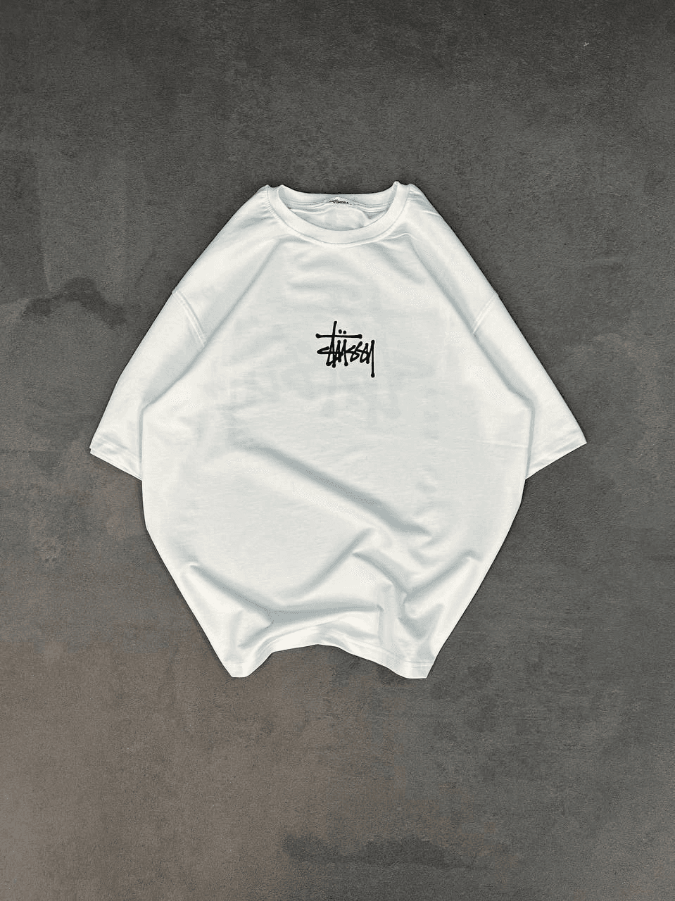 kadın Bisiklet Yaka Baskılı Oversize Kısa kol T-Shirt - Beyaz — görsel 1 / 2