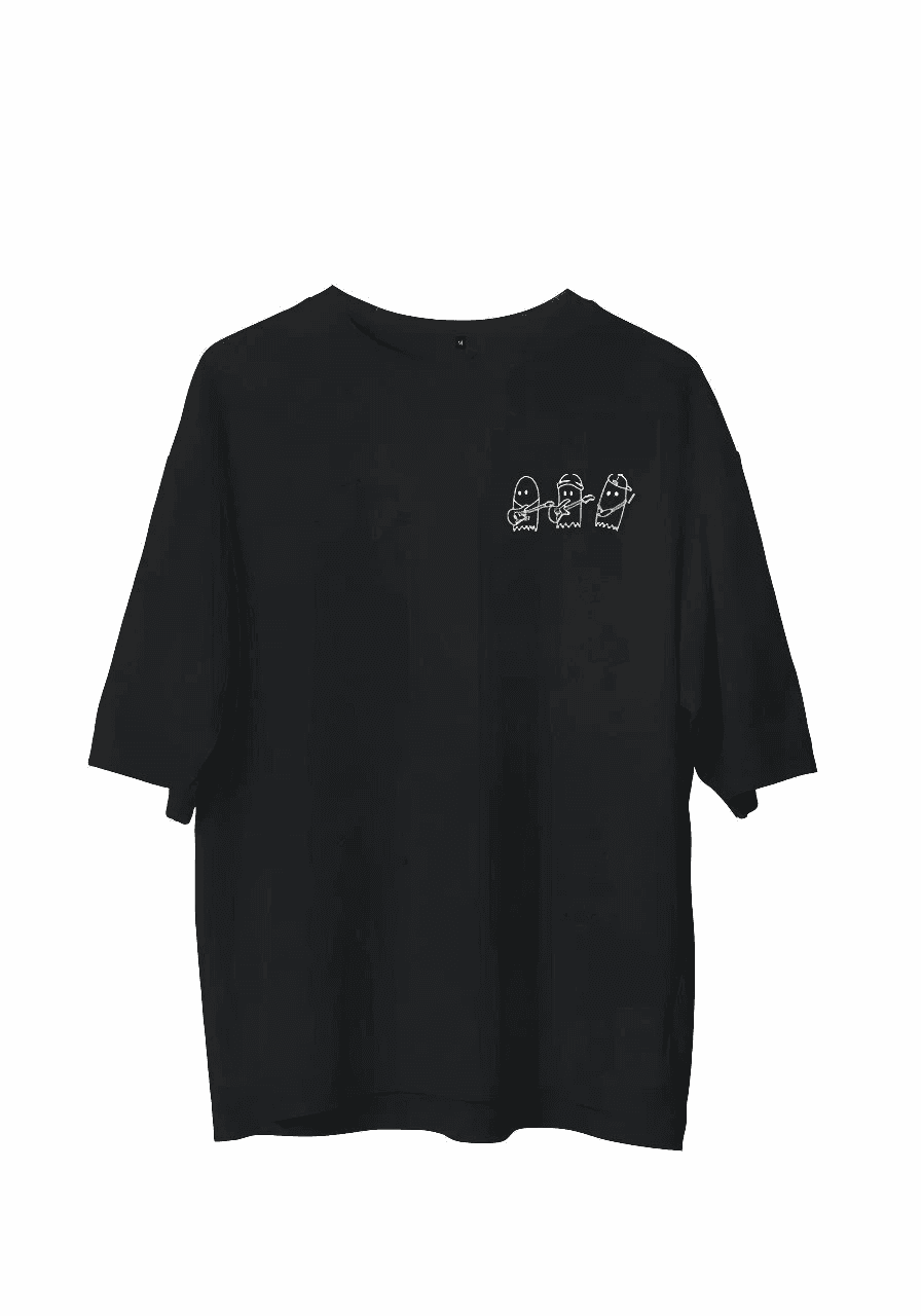 Erkek Baskılı T-Shirt Kısa Kol Bisiklet Yaka Regular Fit Rahat Kalıp Günlük Tişört - Siyah