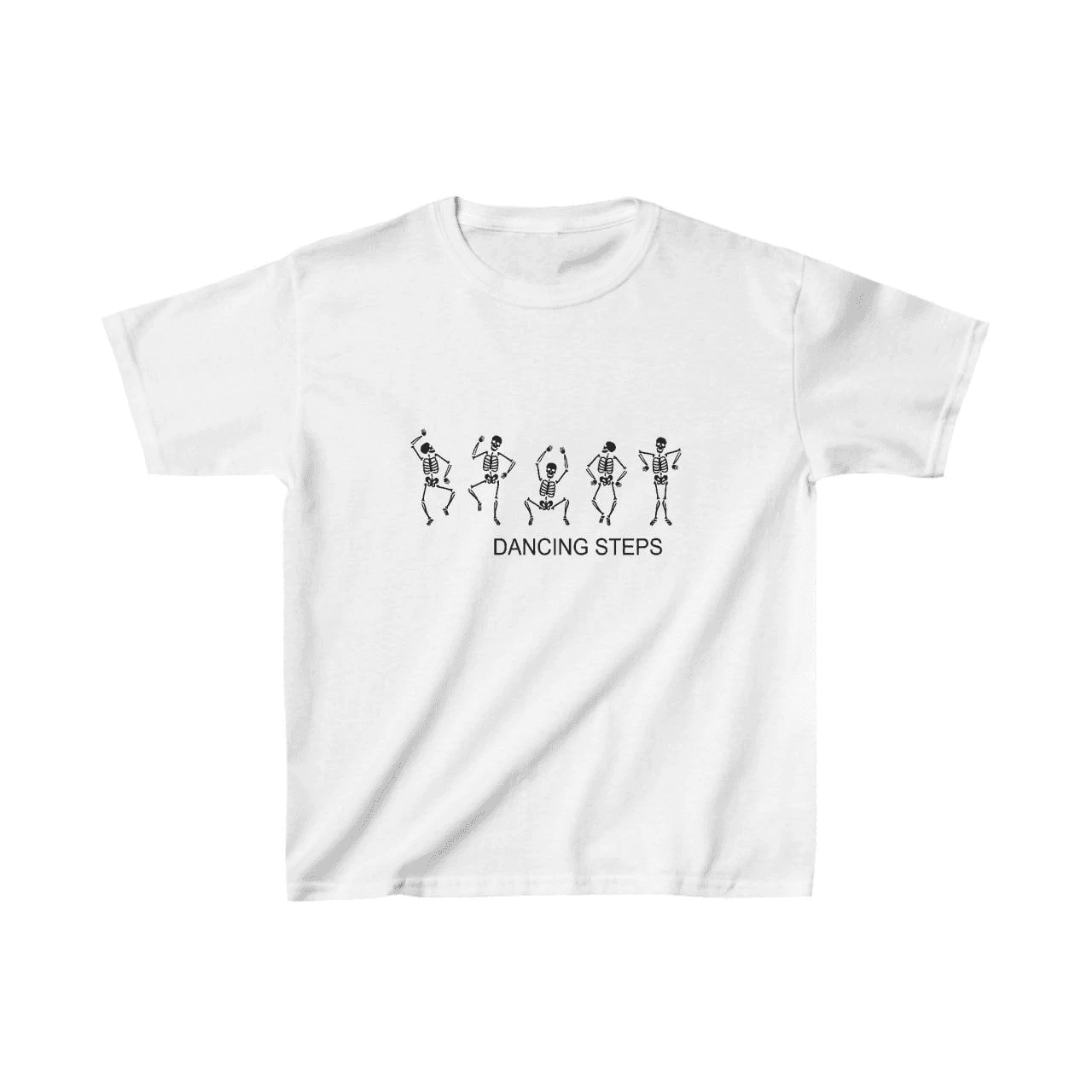 Unisex Çocuk Baskılı T-Shirt - Beyaz