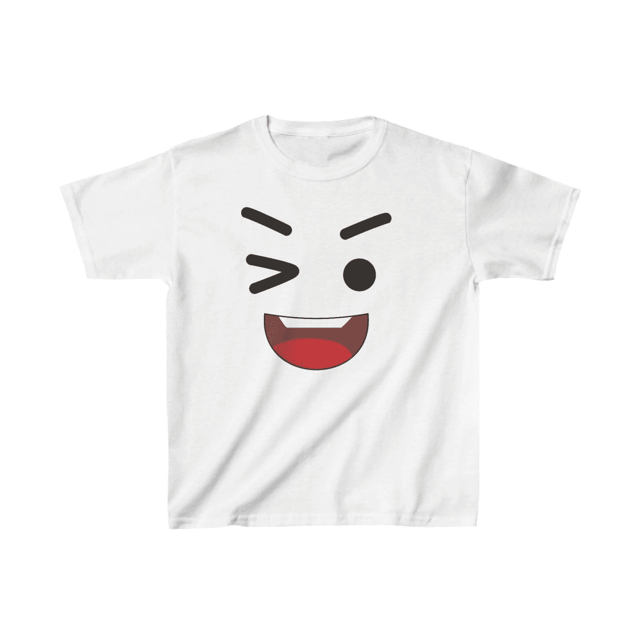 Unisex Çocuk Baskılı T-Shirt - Beyaz