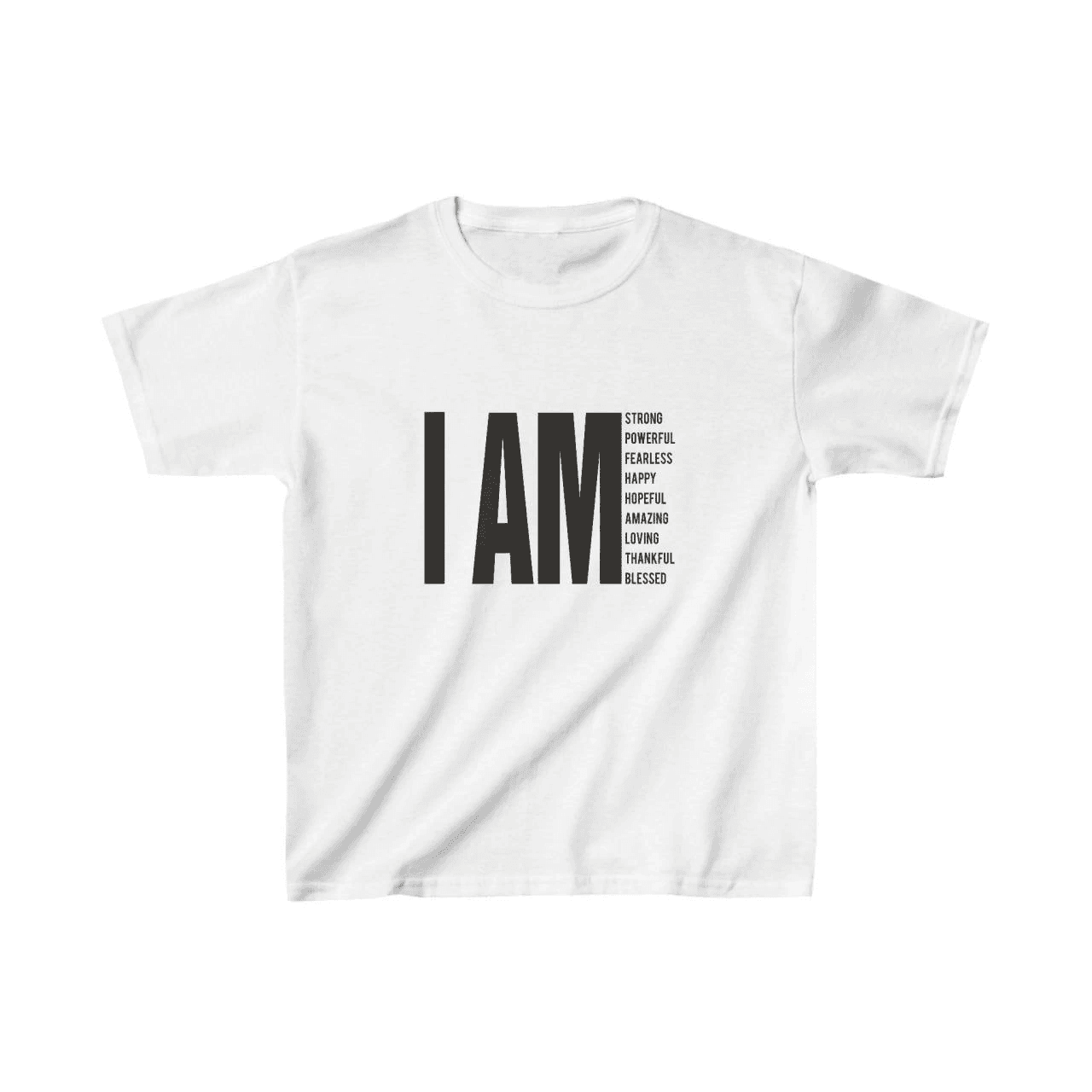 Unisex Çocuk Baskılı T-Shirt - Beyaz