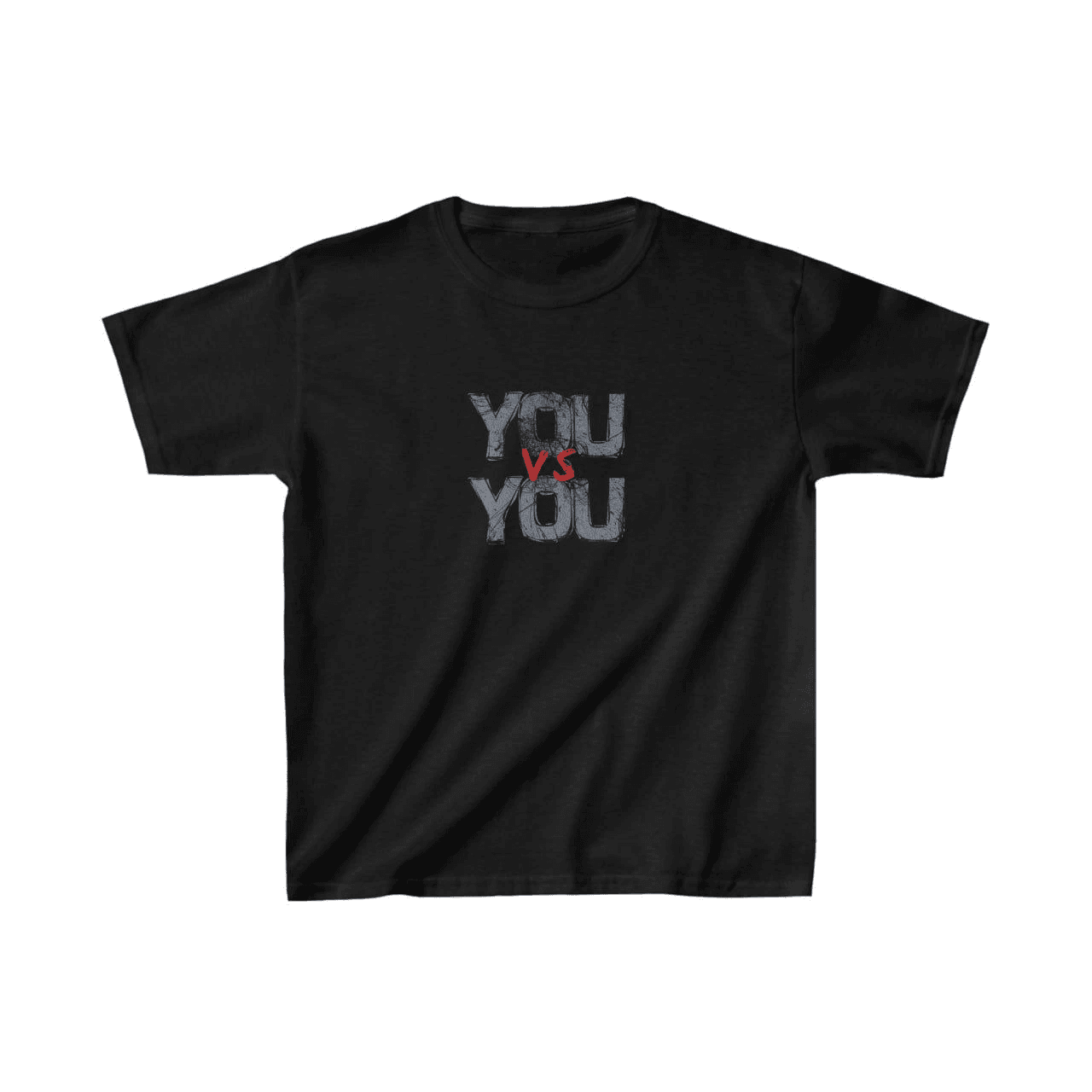 Unisex Çocuk Baskılı T-Shirt - Siyah