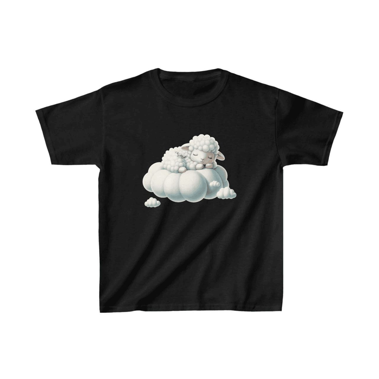 Unisex Çocuk Baskılı T-Shirt - Siyah