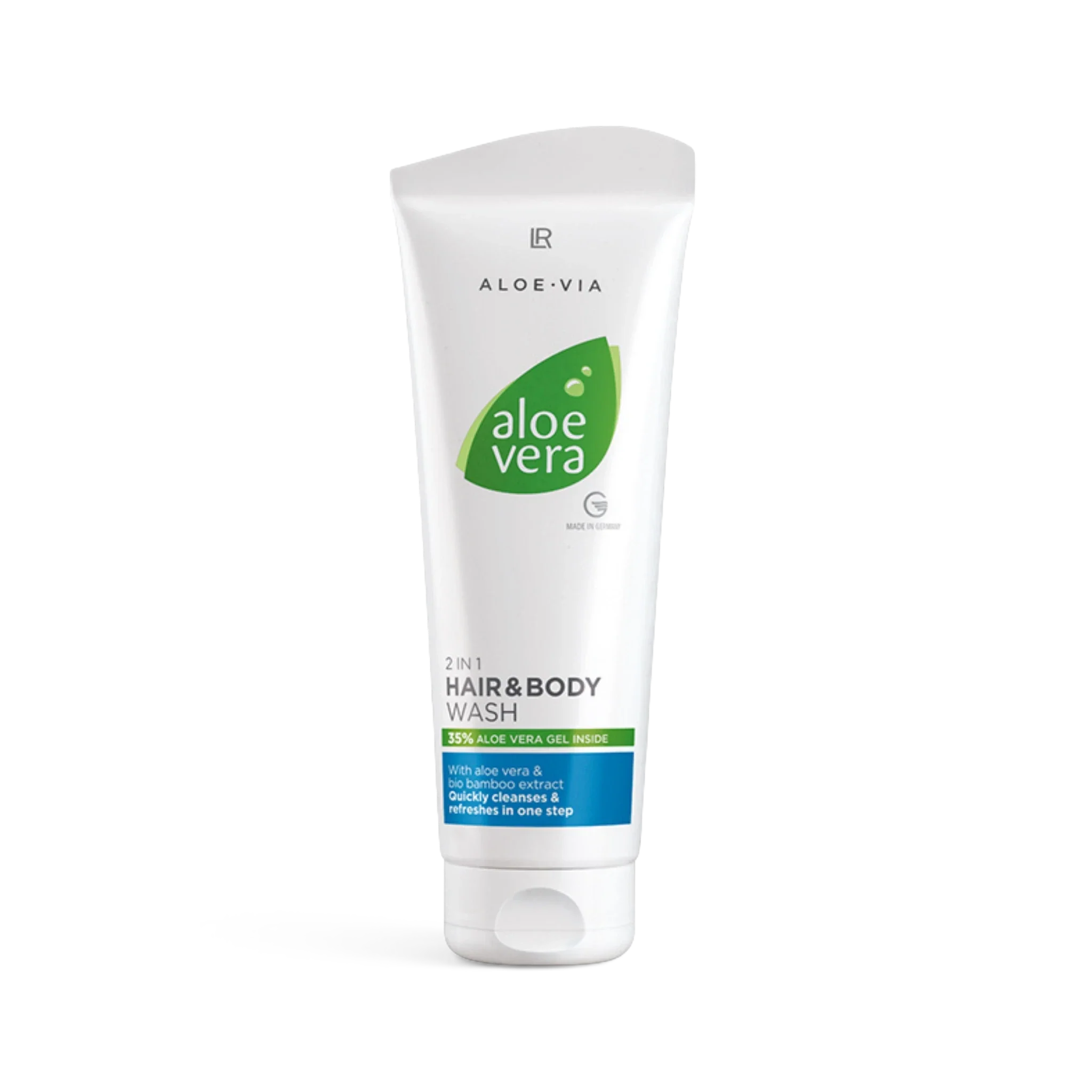 LR ALOE VIA Aloe Vera Saç ve Vücut Şampuanı | 2’si 1 Arada Temizleyici & Nemlendirici Bakım