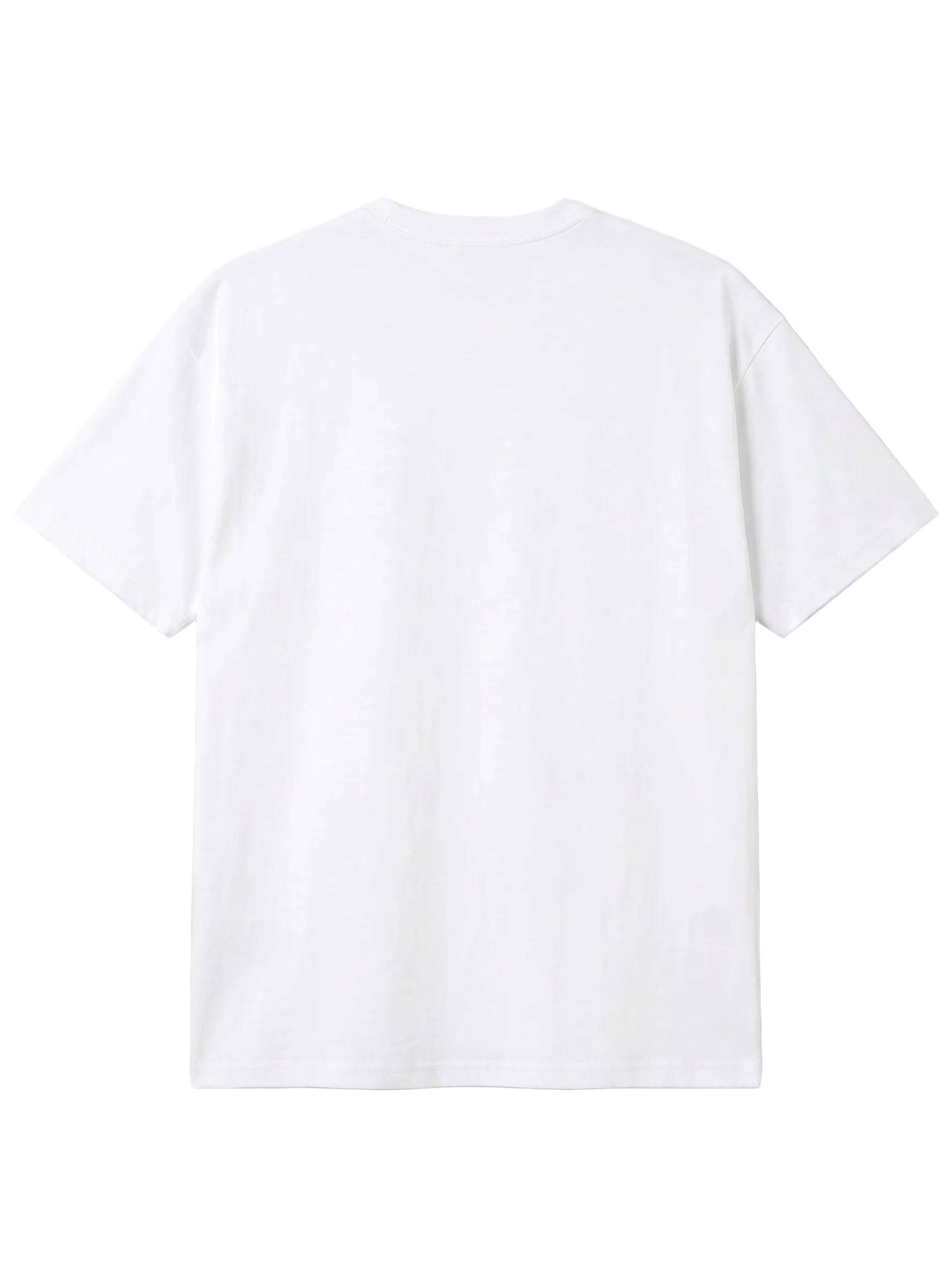 Men's Summer Crew Neck Printed Regular Fit Short Sleeve T-Shirt - White