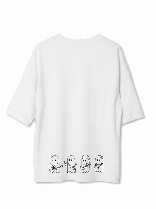 Ghost Crew Double Oversize Men's T-Shirt - White