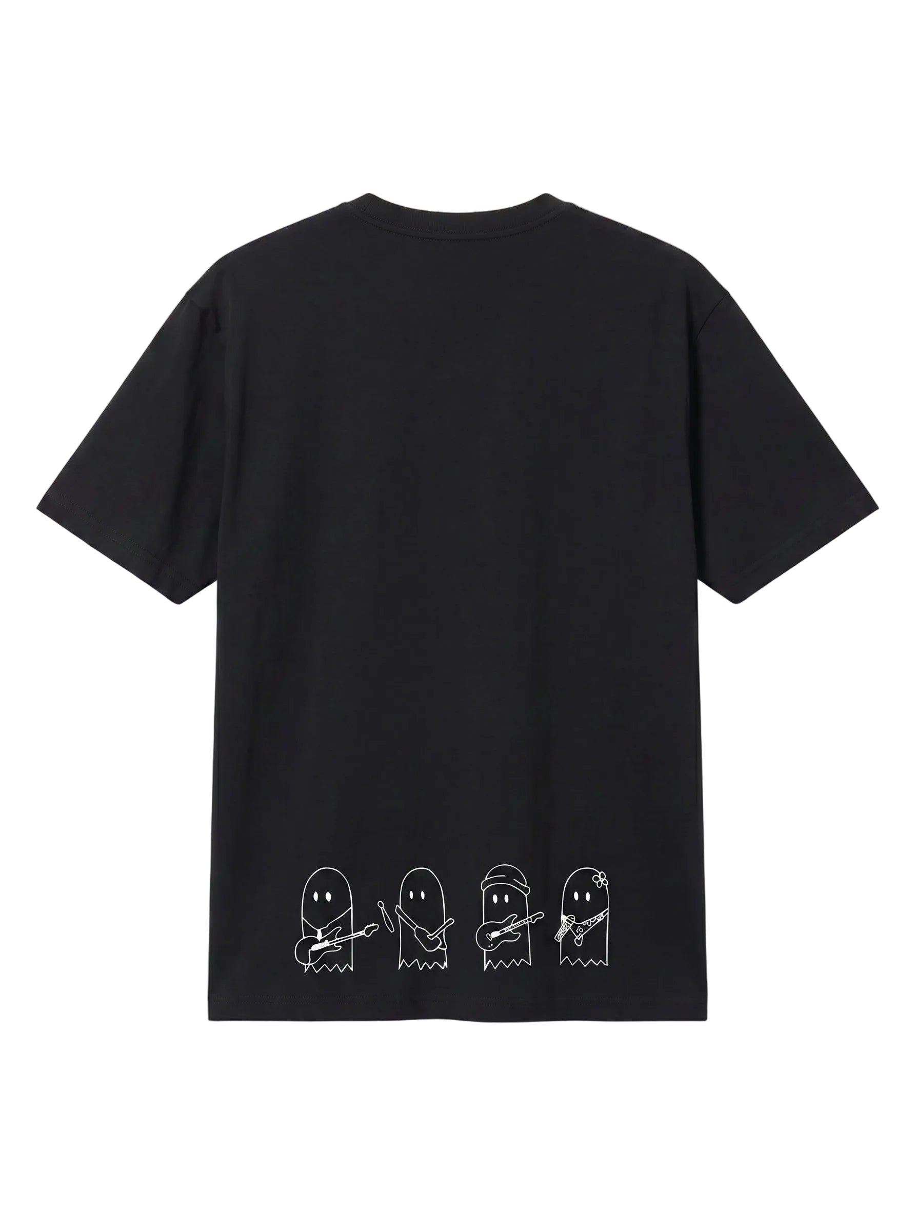Ghost Crew Double Oversize Erkek Tişört - Siyah