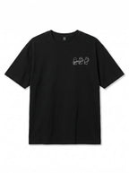 Ghost Crew Double Oversize Erkek Tişört - Siyah