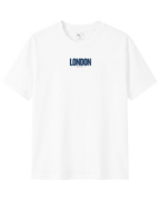 The Society Collection London Oversize Unisex Tişört - Beyaz
