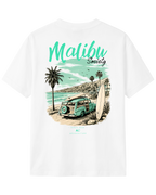 The Society Collection Malibu Oversize Unisex Tişört - Beyaz