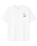 The Society Collection Miami Oversize Unisex Tişört - Beyaz