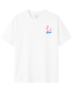 The Society Collection Miami Oversize Unisex Tişört - Beyaz