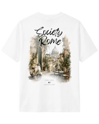 The Society Collection Rome Oversize Unisex Tişört - Beyaz