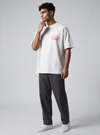 The Society Collection Istanbul Oversize Unisex Tişört - Beyaz
