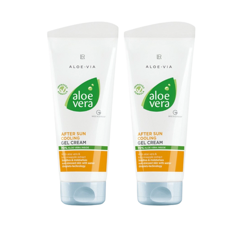 ArvoCulture LR Aloe Vera Güneş Sonrası Soğutucu Jel Krem, 2'li set. Cildi nemlendirir ve rahatlatır.