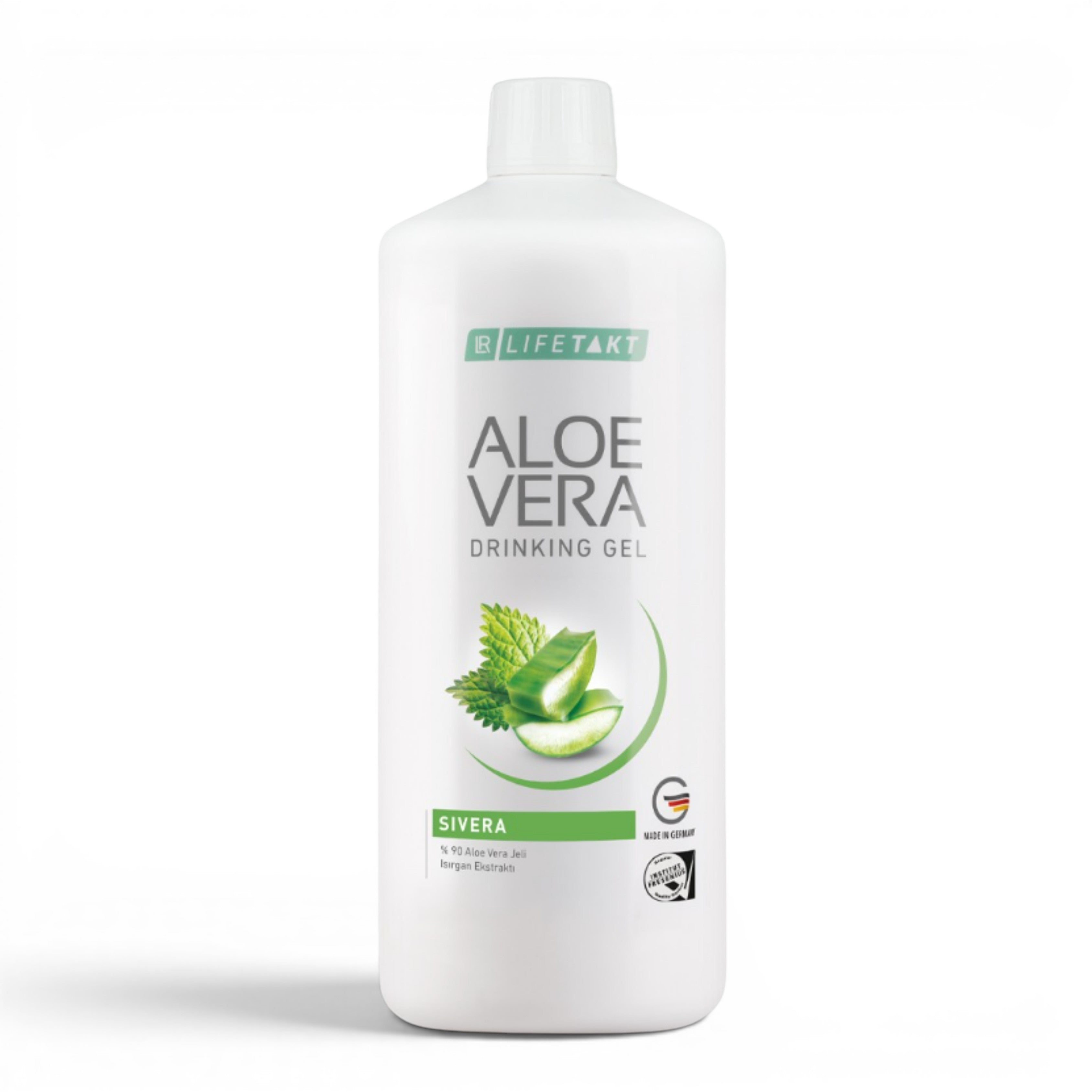 ArvoCulture LR LifeTakt Aloe Vera Drinking Gel Sivera with nettle extract and honey for daily support and immunity.