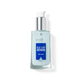 ArvoCulture Zeitgard Blue Light Defender face serum in a light blue bottle with a silver pump. Protects skin from digital screen blue light.