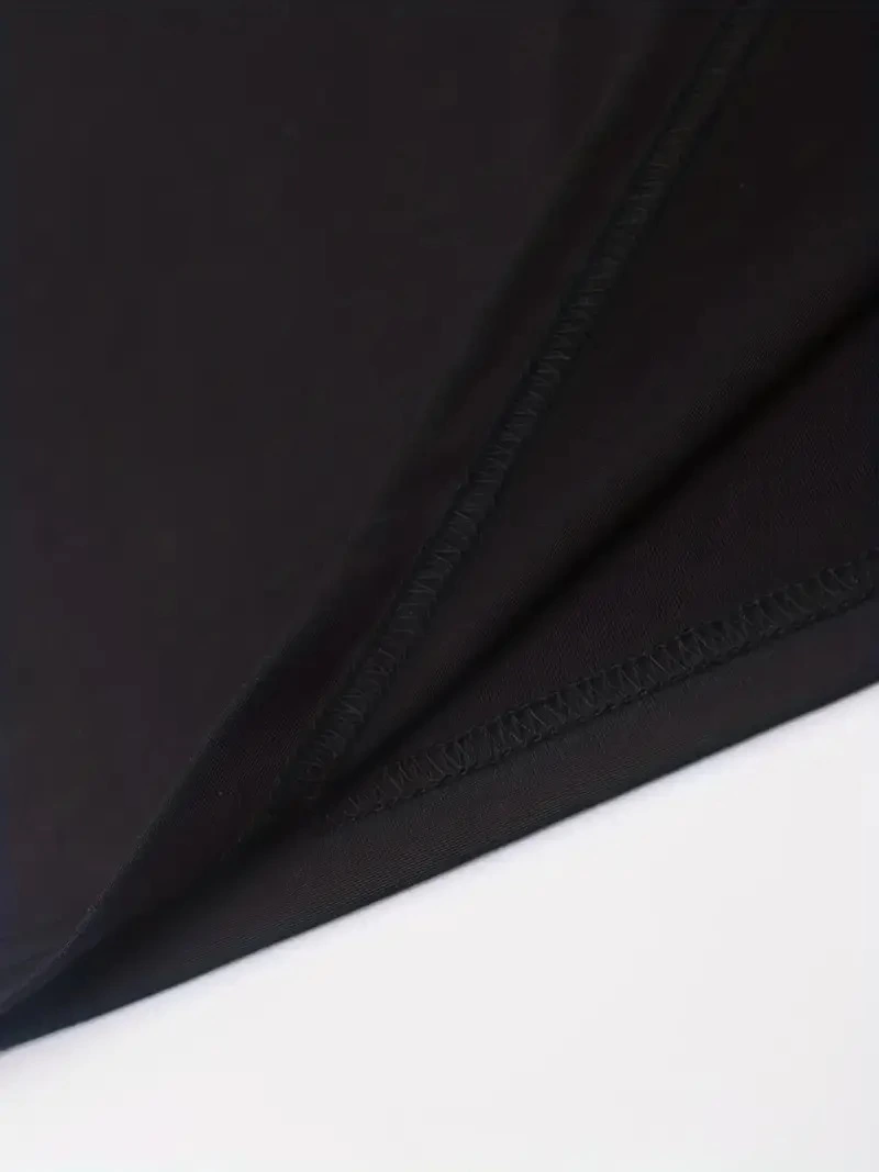 Erkek PERFECTLY Baskılı Tişört Bisiklet yaka yazlık Kısa Kol t-shirt - Siyah